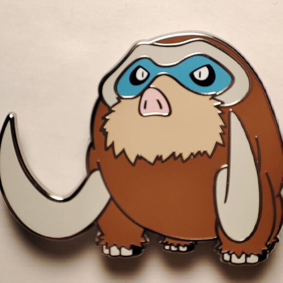Pokemon TCG Swinub Piloswine Mammoswine Enamel Pins Set Official Nintendo Badges - Picture 4 of 6